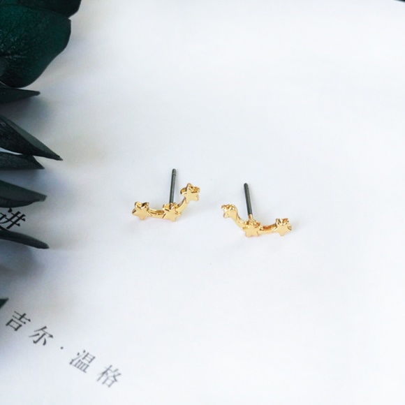 Stars ear cuffs earrings - Picture 3 of 4